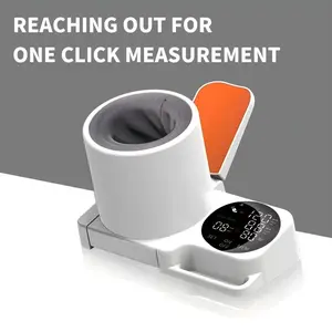 Ziqing Blood Pressure Monitors,Hospital-grade,Easy One-Touch BP Check at Home, Ultra-large LED Screen,Family Health,Large Cuff (7.1"-16.5"),Cylindrical Arm Design