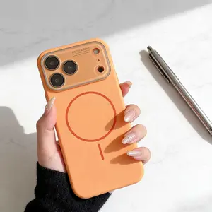 Liquid Silicone MagSafe Case for iPhone 17 Pro Max 13 14 15 16 Magnetic Wireless Charging Anti-Fall Protective Cover