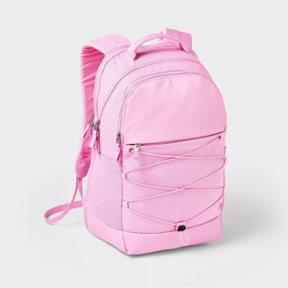 21L Sporty Backpack - All In Motion Pink: Water-Resistant School Ready