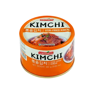 NONGHYUP Korean Stir-Fried Kimchi 160g - Ready-to-Eat Spicy Fermented Cabbage Can
