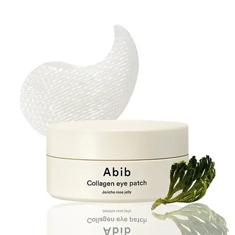Abib Jericho Rose Jelly Collagen Eye Patches (60ea) - Soothing Under-Eye Treatment, Wrinkle Care, Skin Elasticity Boost, Refreshing Nourishment for Daily Facial Skincare
