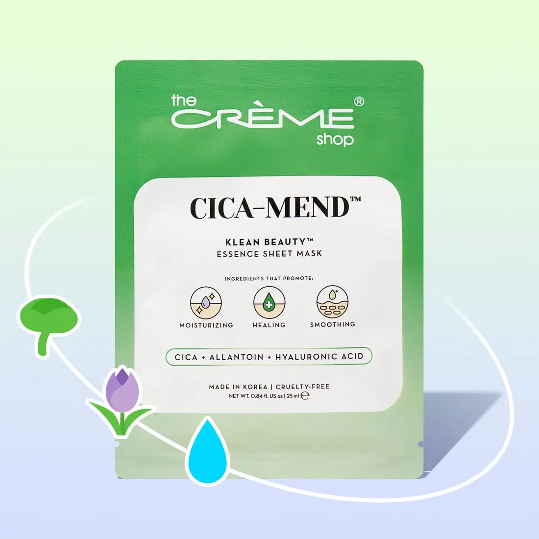 THE CRÉME SHOP CICA MEND KLEAN SHEET MASK
