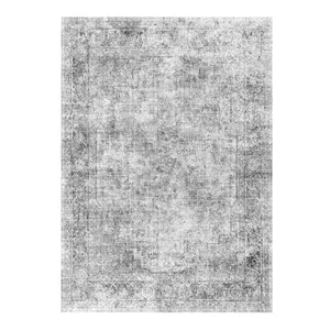 【SummerFinds】VEVOR Area Rug,  6 x 9 ft Large Washable Boho Rug, Non-Slip and Tear-Resistant Soft Carpet, Pet & Child Friendly Bohemian Area Rugs, Indoor Mat for Bedroom, Living Room, Kids Room, Entryway, Gray