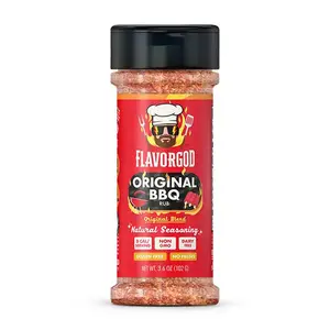 FlavorGod Original BBQ Rub - Enhance Your Grilling and Smoking Adventures with a Delightful Twist - Spice