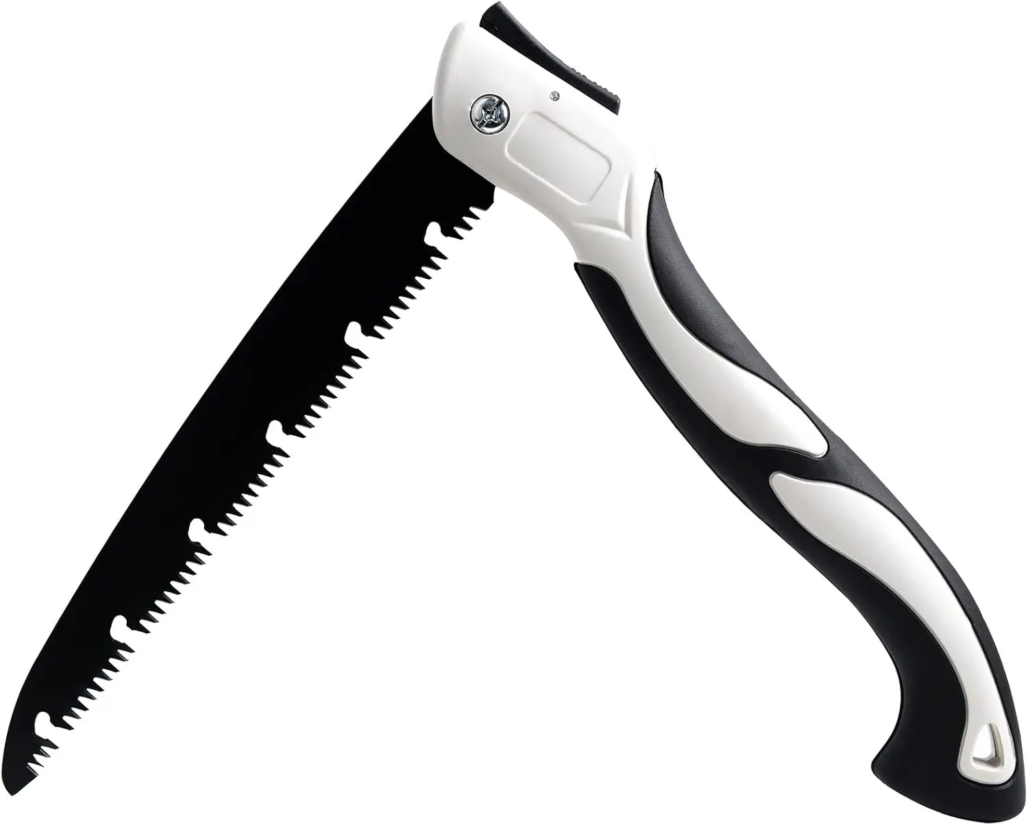 OUDISI 12-in Lockable Portable Hand Saw - High-Manganese Steel Teeth Tool for Smooth, Precise Cutting, Tree Pruning, Gardening