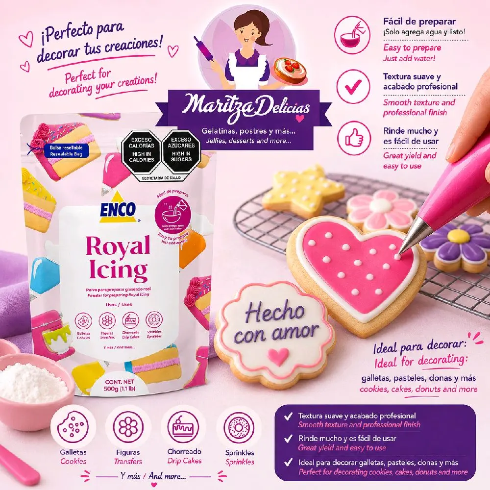 Royal Icing 500g ENCO brand