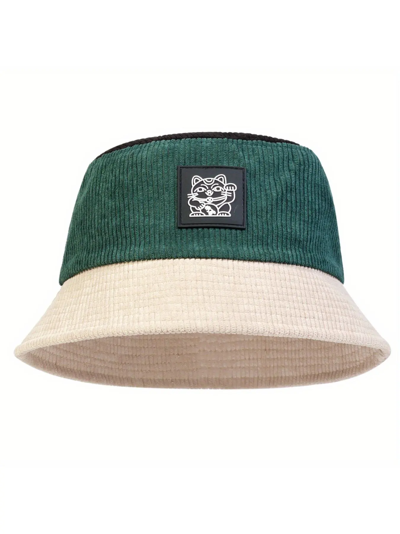 Lucky Cat Pattern Fisherman Hat, Bucket Hat, Animal Hats, Casual Outdoor Sun Protection Hat for Men & Women, Trendy All-match Accessories for Summer Activities