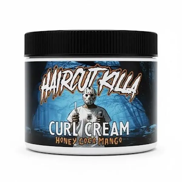 Haircut Killa's Curl Cream Honey Coco Mango - Curl Enhancing Hydrating Nourishing Styling for All Hair Types