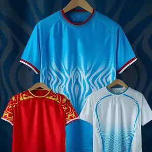 New Congolese Jersey. DRC soccer jersey. Players fabrics . RDC Maillot Congo soccer  Leopards du Congo football congolais Congolese shirt Nouveau maillot des leopards congo Shirts  Maillot 2026 Congolais Football Congo national. Blue, White, and red .