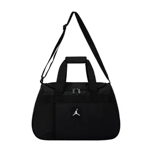 Jordan Polyester Monogram Travel Bag with Large Capacity Zipper Closure. Medium Size for Men and Women.