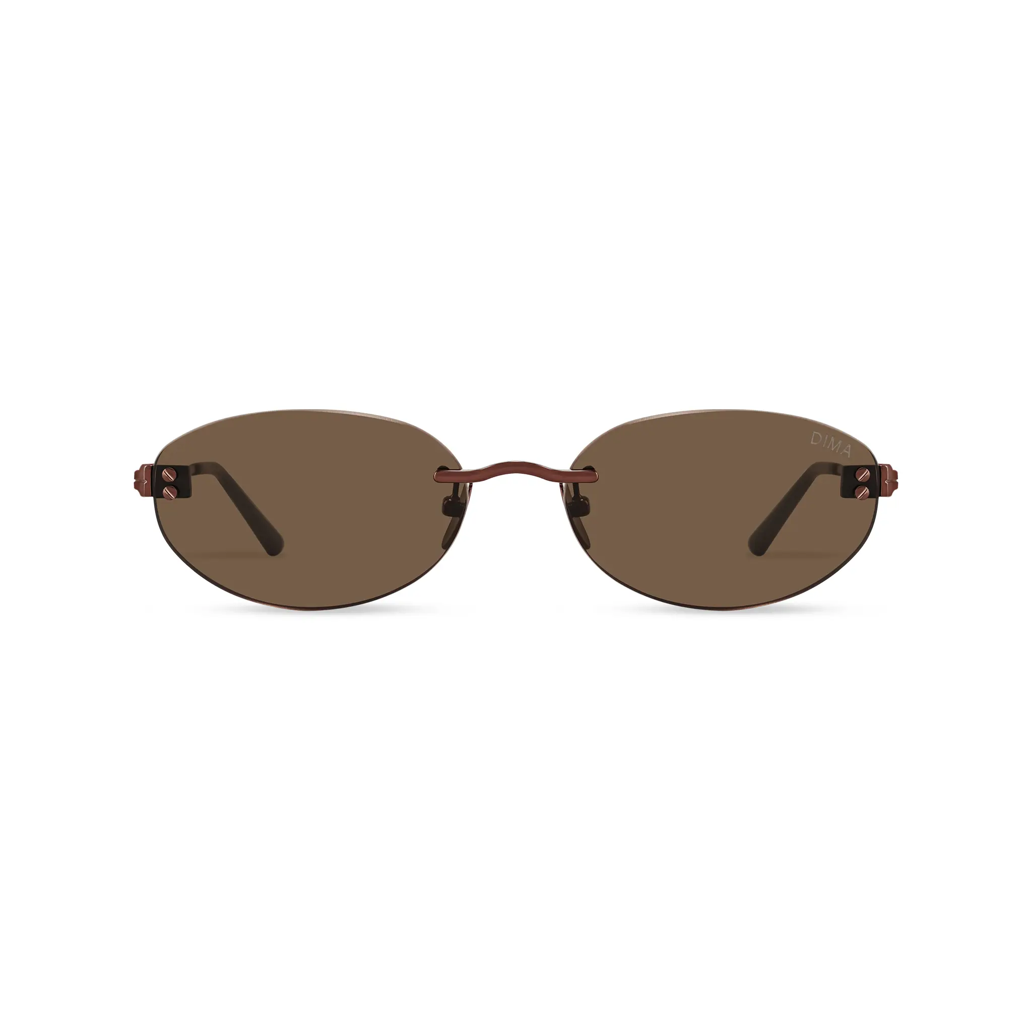 DIMA Eyewear Elara Vintage Retro Sunglasses - Classic Slim Frame, Metal & Bio-Acetate Construction, UV Protection Lightweight Eyewear,Lightweight Unisex Fashion Eyewear for Daily, Travel & Street Style