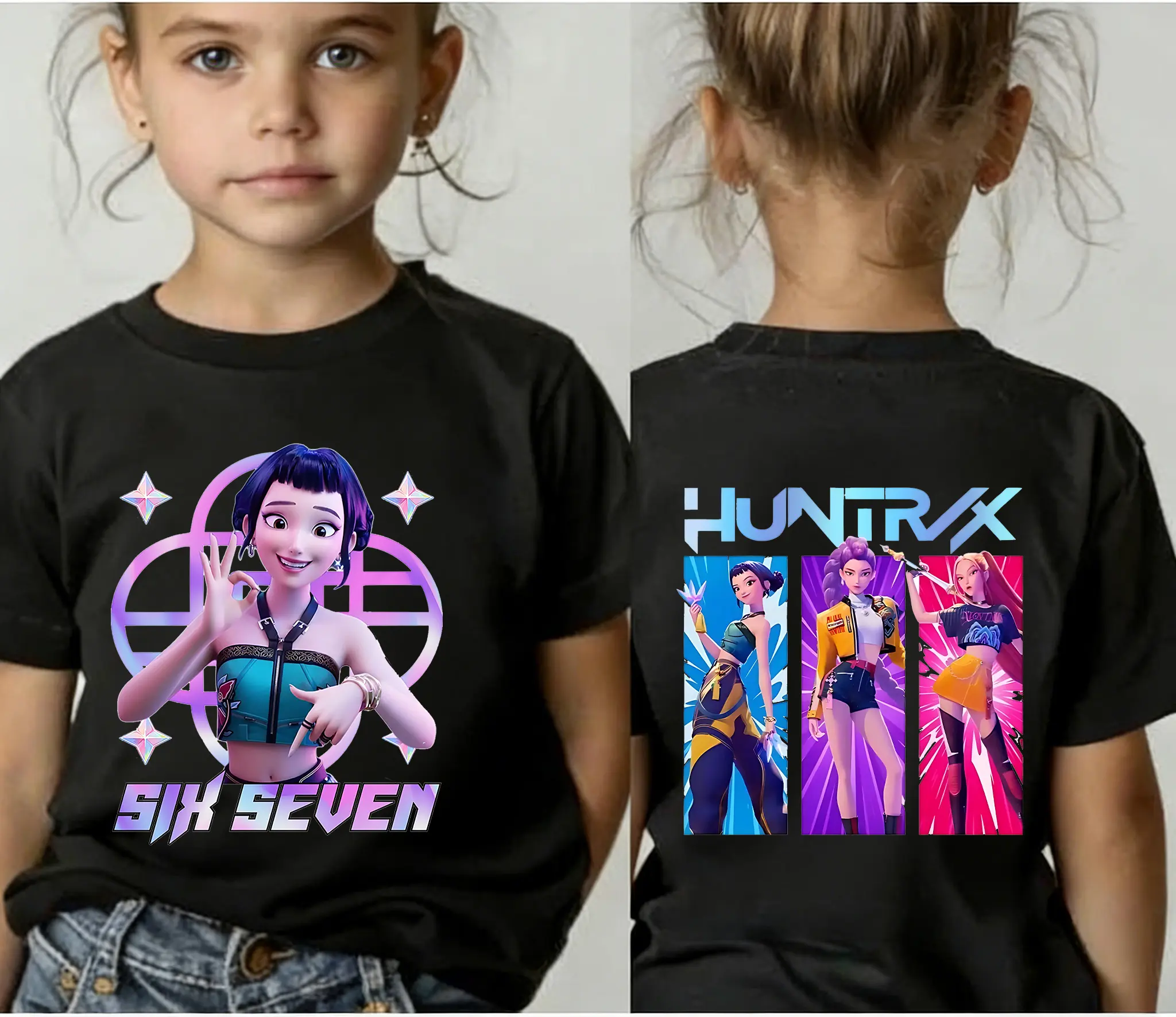 67 Meme Six Seven T-Shirt Short Sleeve Casual Tee with 67 Number 6 & 7 Bats Graphic, Gen Alpha Slang Streetwear, Machine Washable Apparel for Birthdays & Casual Attire