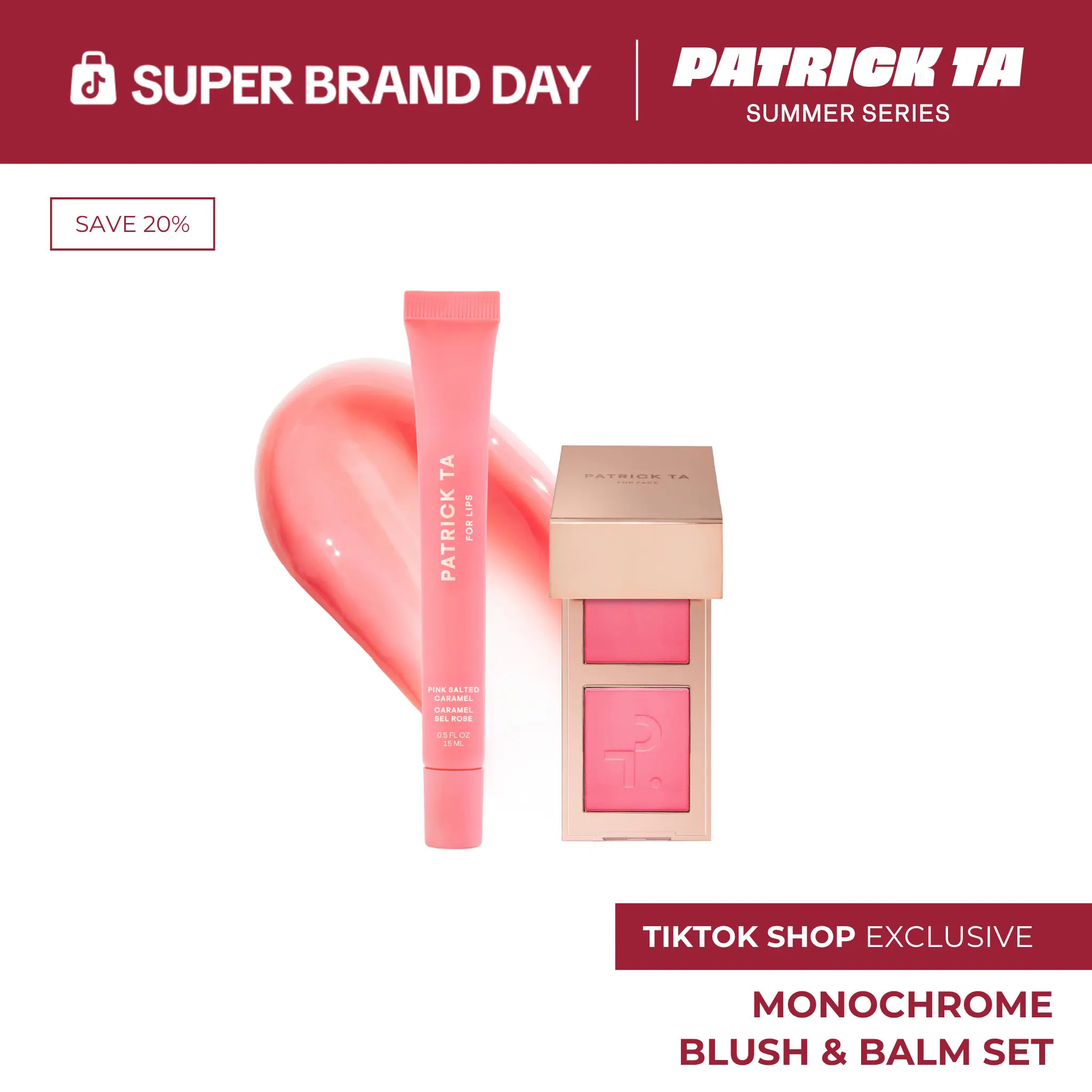 Monochrome Blush and Balm Set - Mini Major Headlines Blush Duo and Major Moisture Lip Balm