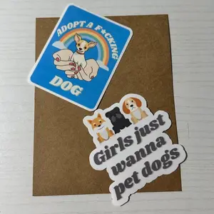 Dog Lover Stickers - Waterproof Sticker Bundle - Dog Stickers - Exclusive Decor for Cup, Laptop, etc. Decorative