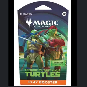 Magic The Gathering TMNT Play Booster - 14 Cards per Pack, Teenage Mutant Ninja Turtles Theme, 13+ Age Rating