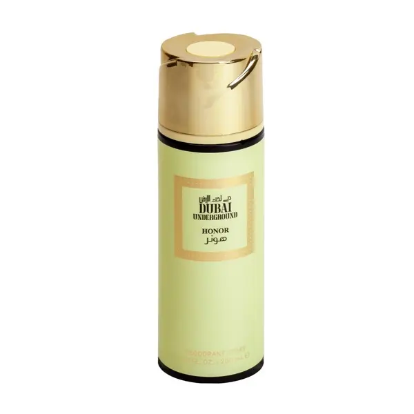 Dubai Underground | HONOR (Fakhar) 6.8oz Non-Aerosol Deodorant Spray for Men – Bold Masculine Fragrance with Long-Lasting Freshness – Travel-Friendly & Skin-Friendly Formula | Ideal for Everyday Use, Gym, or Special Occasions