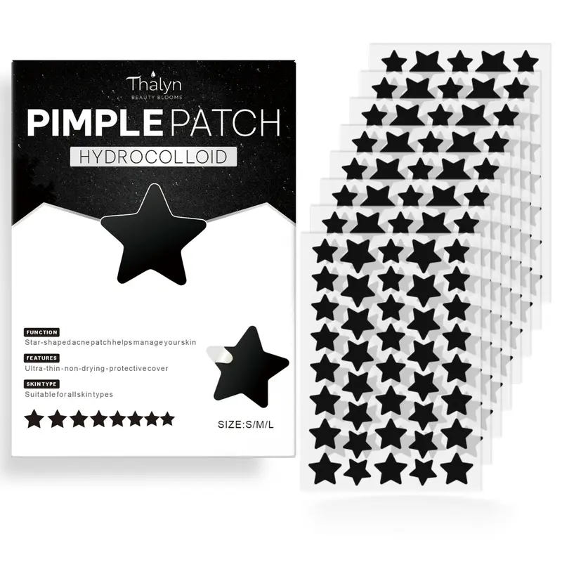 【Black Friday】320/480 Pieces Acne Coverage Set, Hydrocolloid Acne Spot Stickers, Effective Deep-Cleansing Pimple Patches, Blemish Control, Blemish Relief, Spot Treatment for Face, No Fragrance, No Alcohol, Suitable for All Skin Types