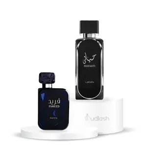 Oudlash Bundle | Riiffs Fareed + Hayaati Black | Men's Fragrance | 100 ML | Eau De Parfum | Cardamom - Pepper & Lavender