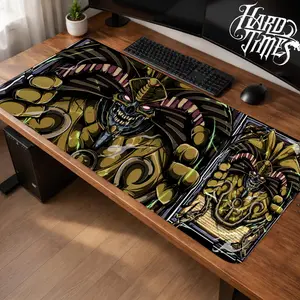 Ancient God Exodia Yu-Gi-Oh! Gaming Mouse Pad Personal, Custome, Anime Desk Mat Extended Keyboard Pad Waterproof Non Slip Rubber Base Large Mousepad for PC Gamer Setup Desk Accessories 40x21 Inch,Office Gifts, Decor desktop