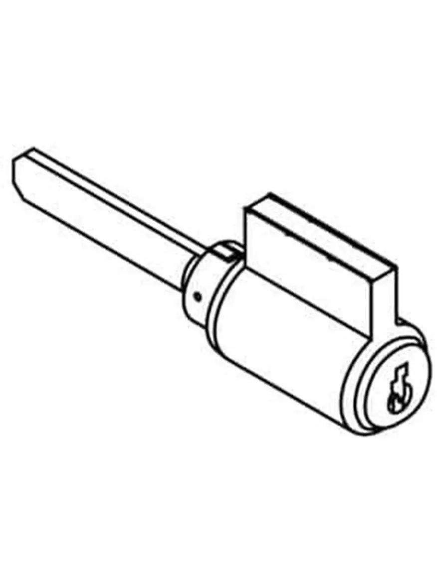 Yale 1802-GA606 Commercial GA Keyway Lock Cylinder - 6 Pin, Single Section, for Key-in Levers Lock, Satin Brass, Key Blanks & Keyways, Leisure Use, Lock Cylinders