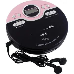 SB3703PBB Joggable Personal CD/MP3 Player with FM PLL Radio -  & Black
