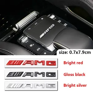 Mercedes-Benz Amg Series Center Console Decal Sticker, Car Stickers, Interior Accessories for All Amg Models, Central Identifier Patch