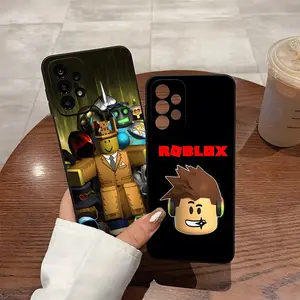 Cartoon R-Robloxs Phone Case for Samsung A16 A54 A53 A52 A13 A14 A23 A25 A35 A15 A55 A26 A33 A22 A12 A52 A21 A56 Back Cover