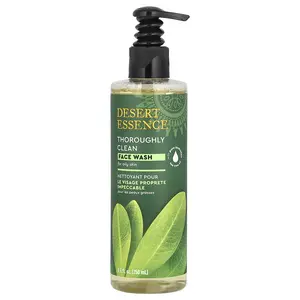 Desert Essence Thoroughly Clean Face Wash, For Oily Skin, 8.5 fl oz (250 ml)