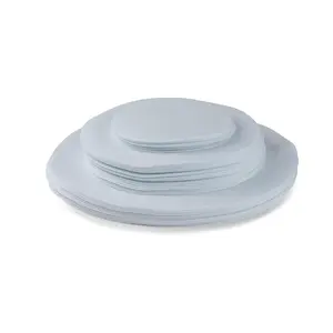 96 Pcs Felt Plate Dividers For Stacking, Dish Protectors For Storing China, Thick Pads Plate Separators For Storage 3 Different Sizes, Round, White Set Tableware