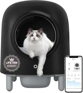MANGOL Self-Cleaning Cat Litter Box: Automatic Cat Litter Box, 100% Safe, Wi-Fi Enabled with Smart App Monitoring – Ultimate Hygiene & Comfort for Your Feline Friend
