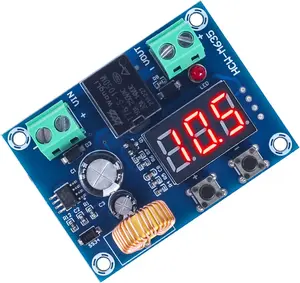 Diy Digital Low Voltage Protector no soldering Disconnect Switch Cut Off 12V Over-Discharge Protection Module for 12-36V Lead Acid Lithium Battery Low Voltage Cutoff for Solar Panel Lighting System Camper