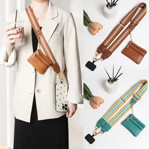 Popular mobile phone bag strap, long shoulder strap, women's bag replacement strap, adjustable neck strap, coin purse shoulder strap