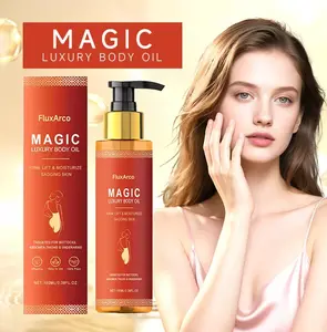 100ML Body West Month Magic Luxury Body Firming Oil, Moisturizes Softens & Firms Sagging Skin, Premium Nourishing Hydrating Oil, Daily Care for All Skin Types, Essential Skincare Solution for Buttocks, Abdomen, Thighs & Underarms