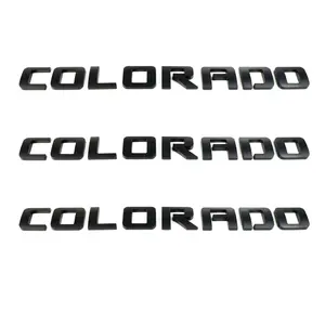 3-Piece Set Colorado Fender Tailgate Badge 3D Logo Emblem Letter Truck 2003 - 2018