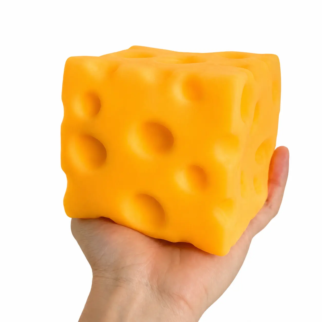 Large Cheese Squishy Toy Jumbo Cheese Stress Ball Slow Rising Realistic Cheese Squeeze Toy Kawaii Sensory Fidget Toy for Kids Adults Anxiety Relief Gift