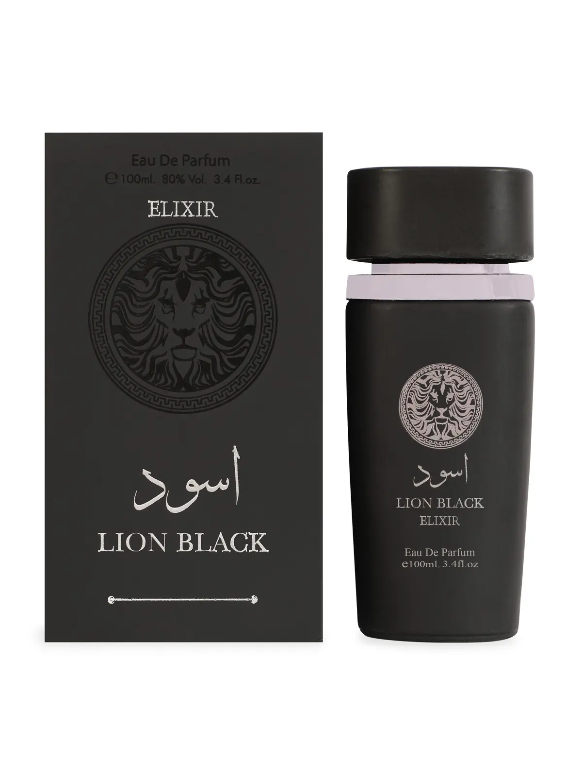 Secret Plus Lion Black Elixir Eau De Parfum 100ml 3.4fl oz for Men