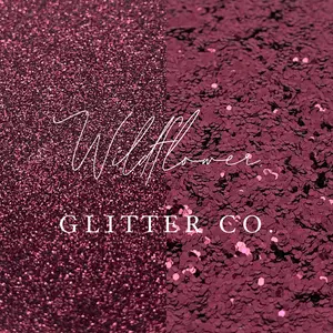 Plum-Metallic Polyester Glitter