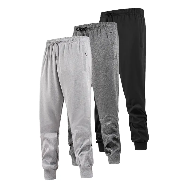 Men’s casual long pants for spring, autumn, and winter—classic, versatile athletic sweatpants with an elastic waistband and ribbed cuffs; suitable for everyday wear and outdoor activities. Unisex sports long pants, machine washable, ideal for home, travel