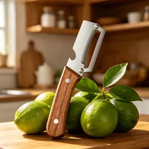 2PCS Premium Multi-Functional Vegetable Peeler | Stainless Steel Blade, Wooden Handle & Bottle Opener | Practical Kitchen Gadget & Gift for Mom