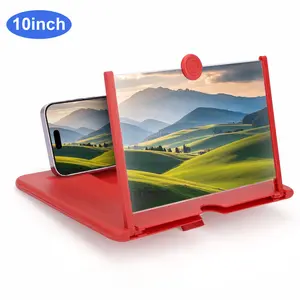 10" Phone Screen Magnifier - Portable & Anti-Blue Light,Foldable Phone Stand with HD Smart Mobile Phone Movies Amplifier, for Movies and Gaming