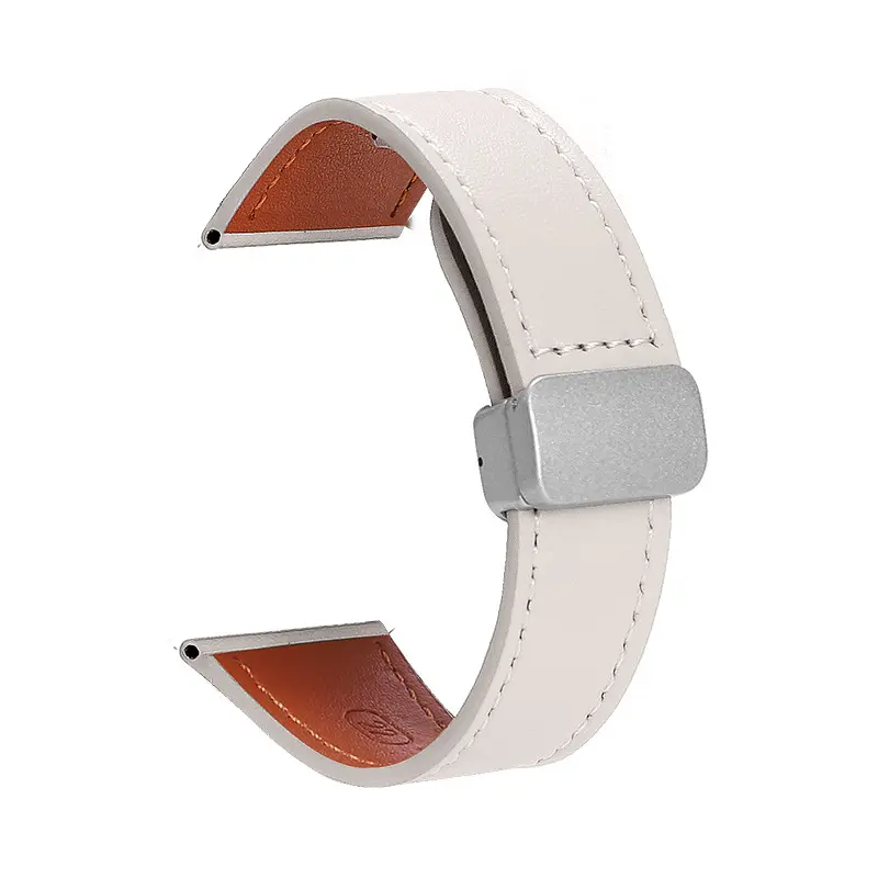 Beige color - silver buckle [Hermès magnetic foldi
