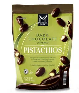 Members Mark Dark Chocolate Covered Roasted Pistachios, 22 oz. Pistachio Mixed Nut Mix Lovers