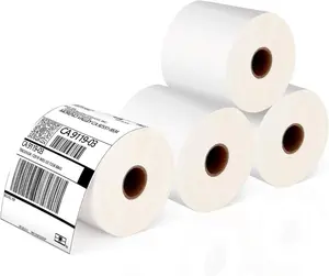 Direct Thermal Shipping Labels Compatible with Most Labelwriters, 4x6 Internet Postage Labels Water Resistant Strong Adhesive Perforated Commercial-Grade, 350 Labels per Roll