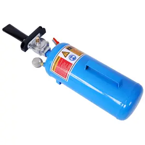 Donext Tire Bead Seater 1.8Gal/7L Air Tire Bead Blaster 120 PSI Handheld Bead Bazooka 85-116 PSI Tire Pump for Various Vehicle Sizes Efficient Pressure Control Rapid Air Inflation User-Friendly Design Durable Construction