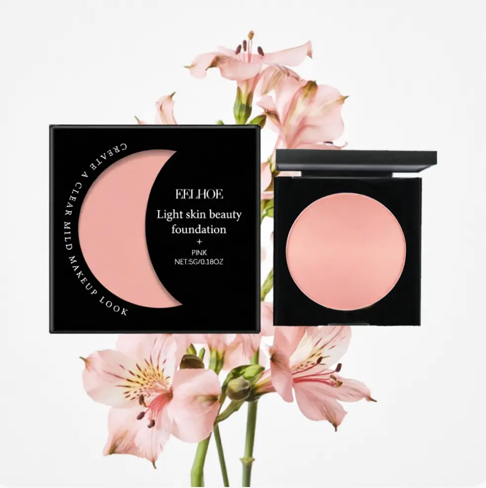 Pink Moisture-Rich Concealer Cream Foundation - Lightweight, Hydrating Face Makeup with Hyaluronic Acid for Oily/Dry Skin, Provides Hydration Boost & Flawless Finish