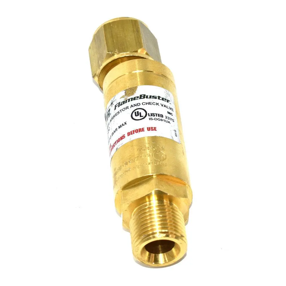 Victor FBHC-OC Brass High-Flow Torch Mount Flash Arrestor & Check Valve Assembly (New)
