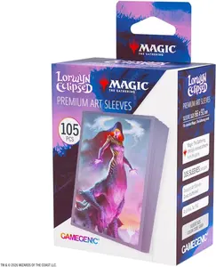 Gamegenic Magic: The Gathering Lorwyn Eclipsed Premium Art Sleeves - Moonshadow Design, 105 Textured Matte Sleeves, Smooth Shuffle & Card Protection, Full-Color, Acid-Free, PVC-Free