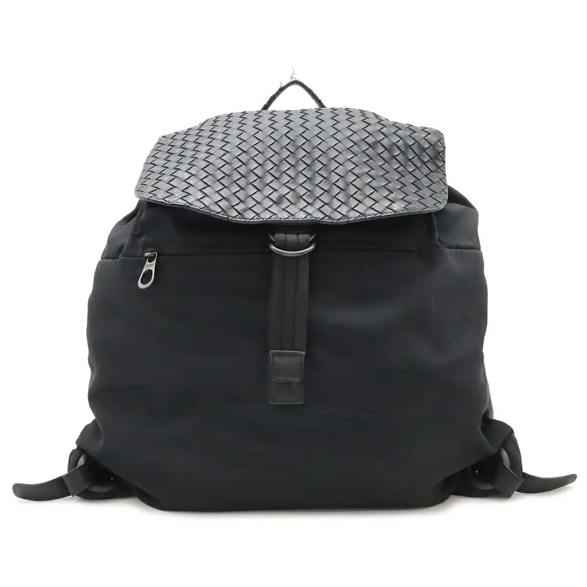 Pre-owned BOTTEGA VENETA Nylon Tote Bags Intrecciato Leather Backpack