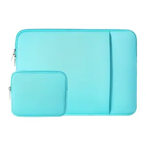 Twill Fabric Laptop Sleeve, Dust-Proof Scratch-Resistant, Fits 11"/13"/14"/15.6 Inch Laptops, Front Pocket Storage, Portable Thin Design, Durable, Laptop Cover