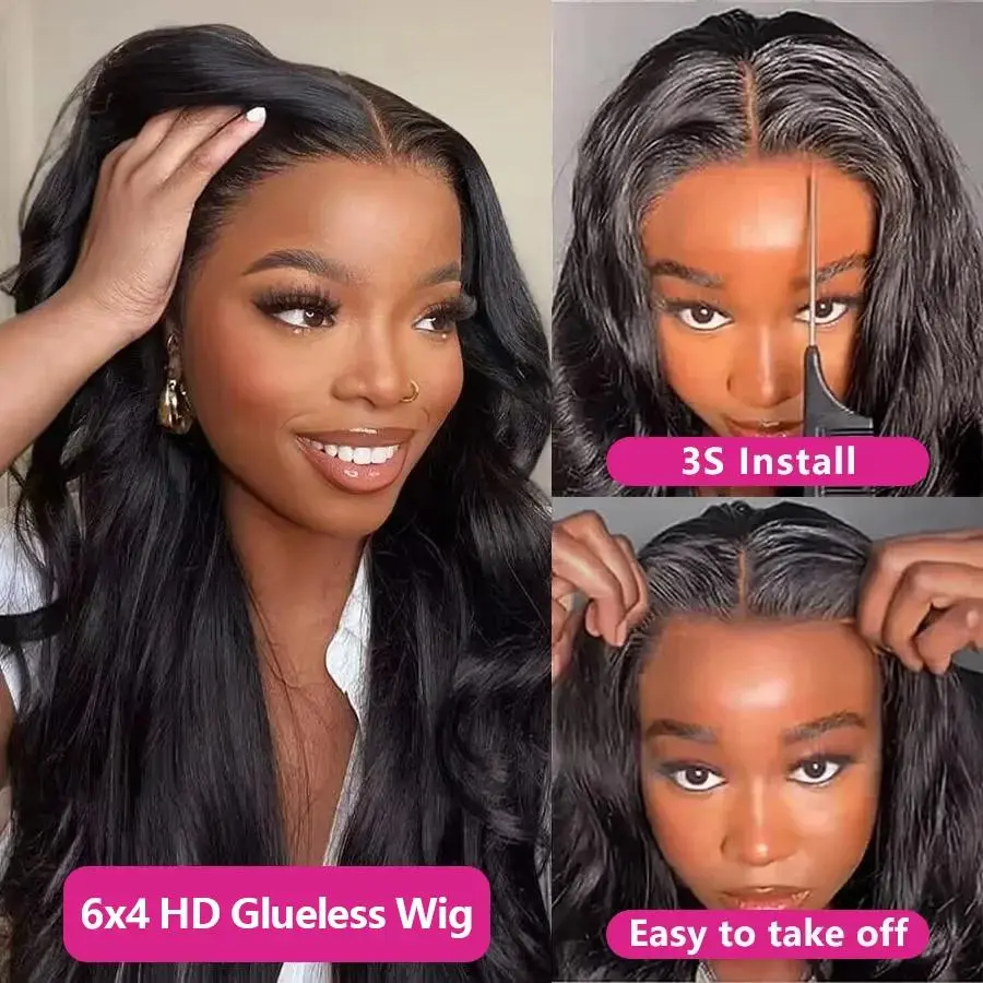 6x4 Glueless Wig